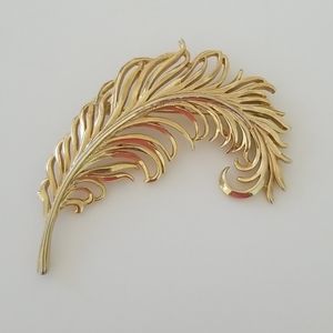 Vintage Feather Brooch